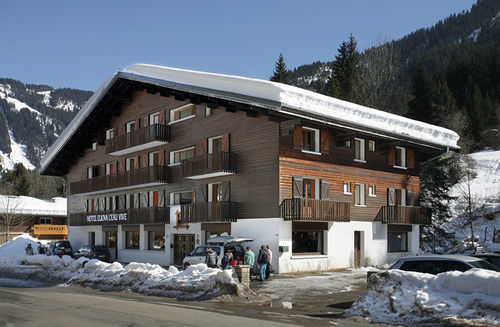Hôtel Eliova l'Eau Vive Châtel Exterior foto